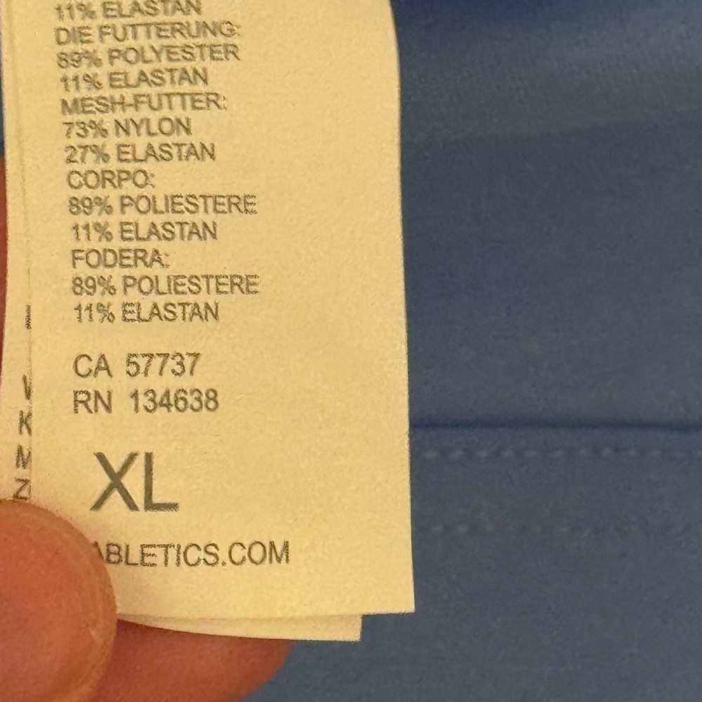 Fabletics Blue Racerback Sports Bra Intimates - Picture 4 of 4